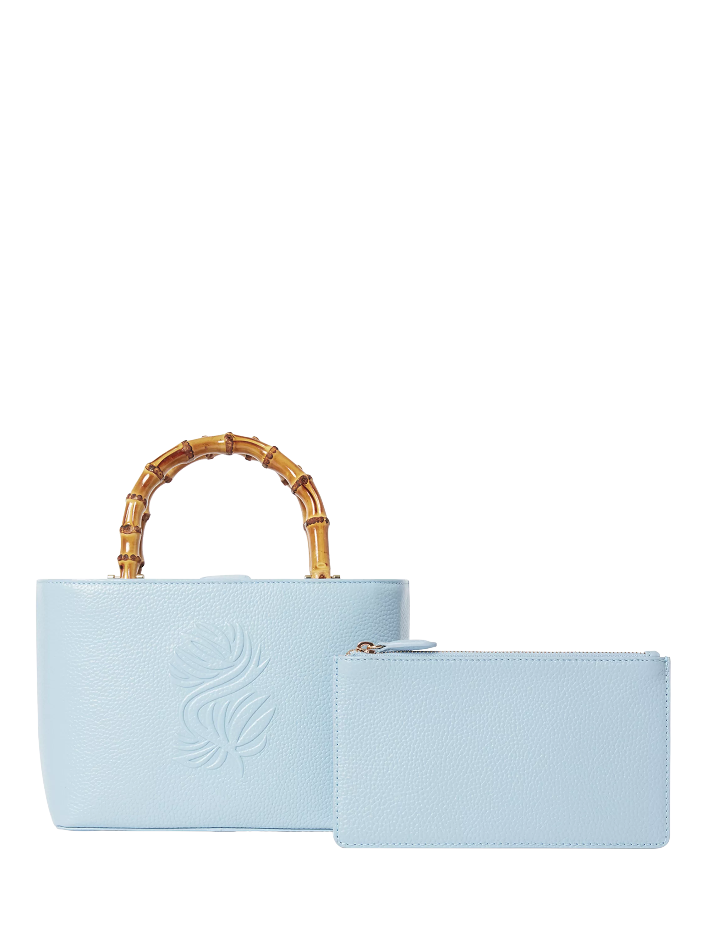 OSPREY LONDON Luxe Mini Clio leather grab bag (British brand)