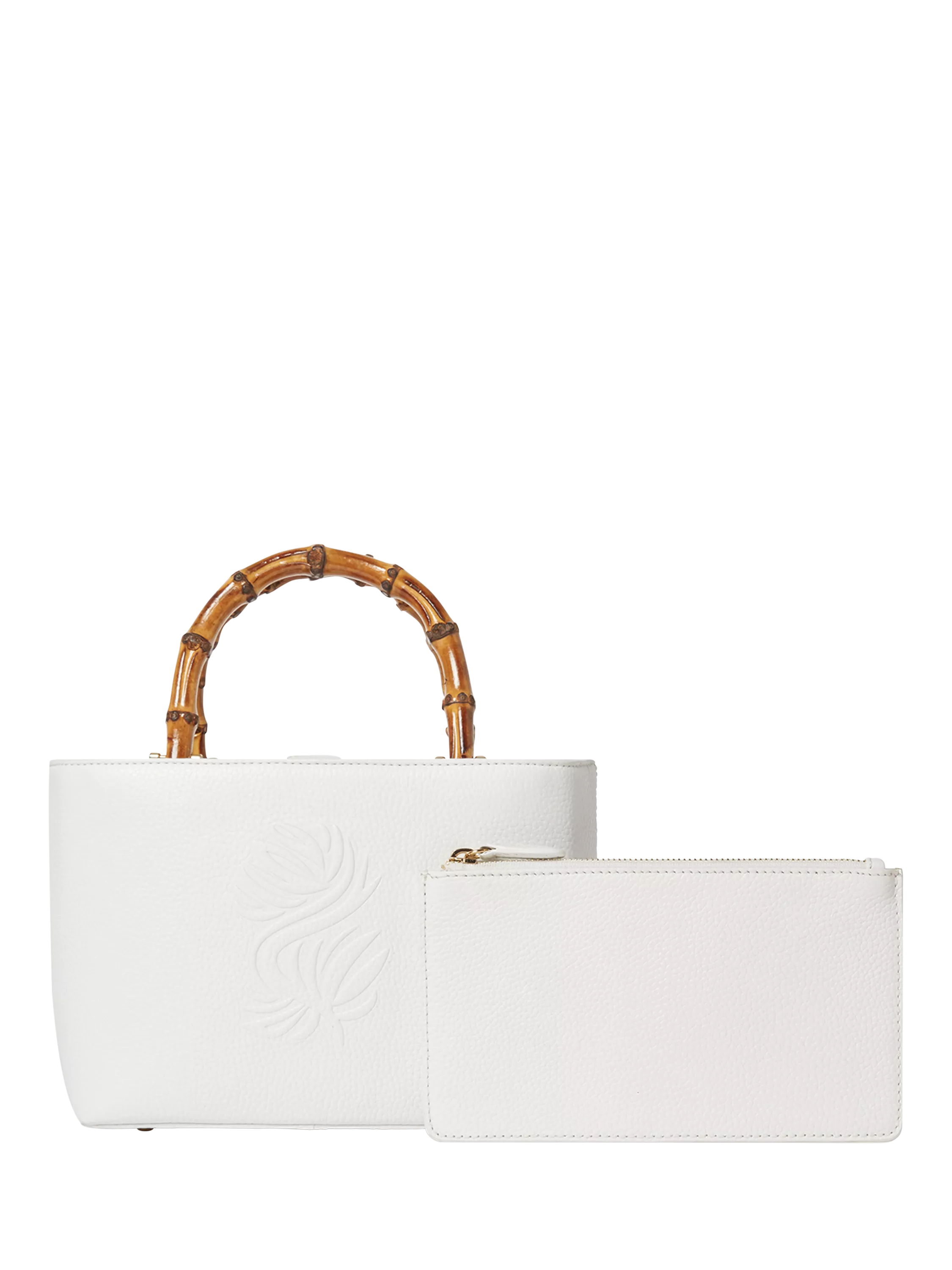 OSPREY LONDON Luxe Mini Clio Leather Grab Bag