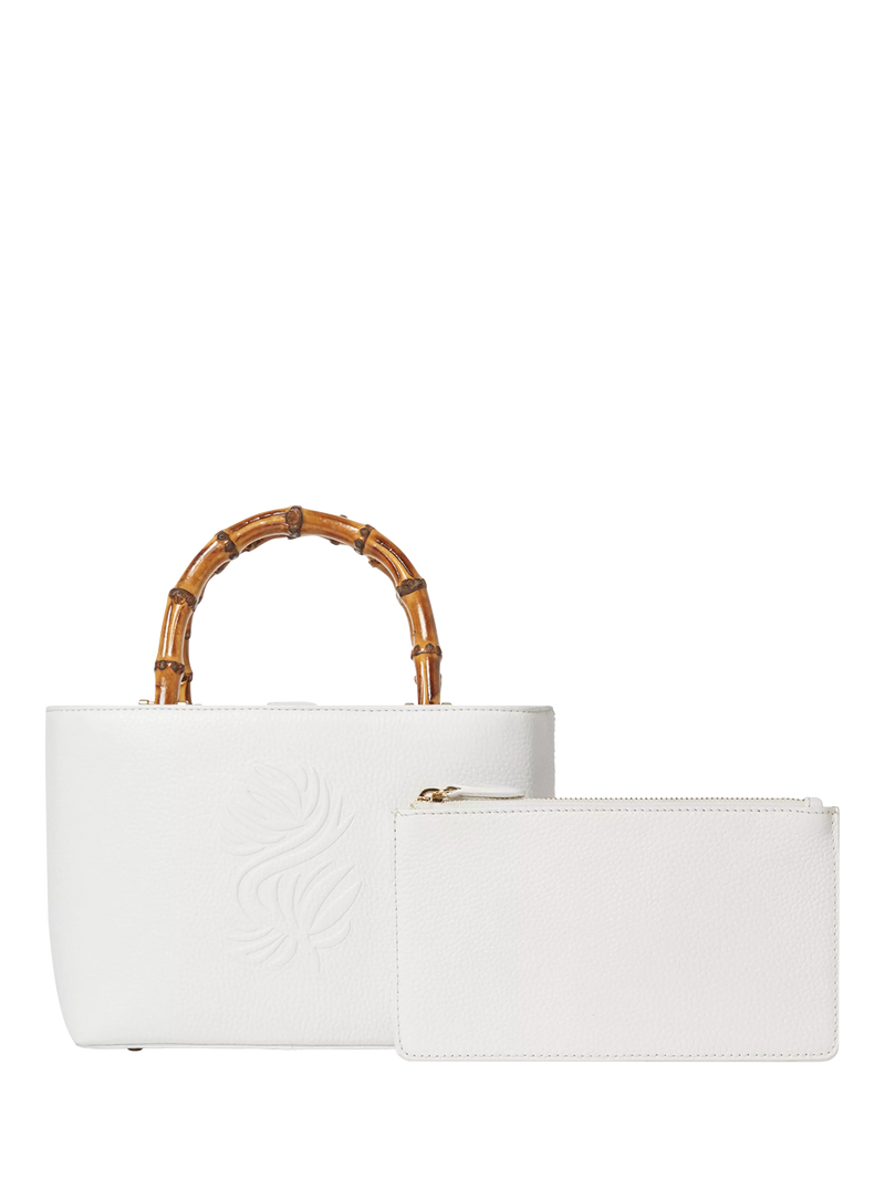 OSPREY LONDON Luxe Mini Clio Leather Grab Bag