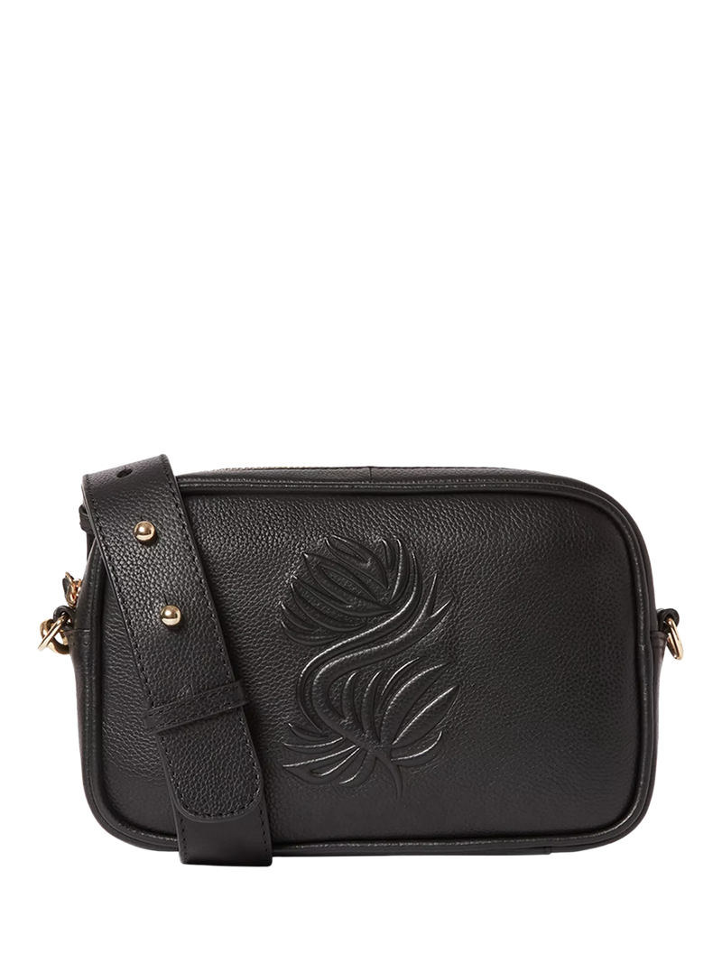 Osprey London Luxe Roma leather crossbody bag, imported from the UK