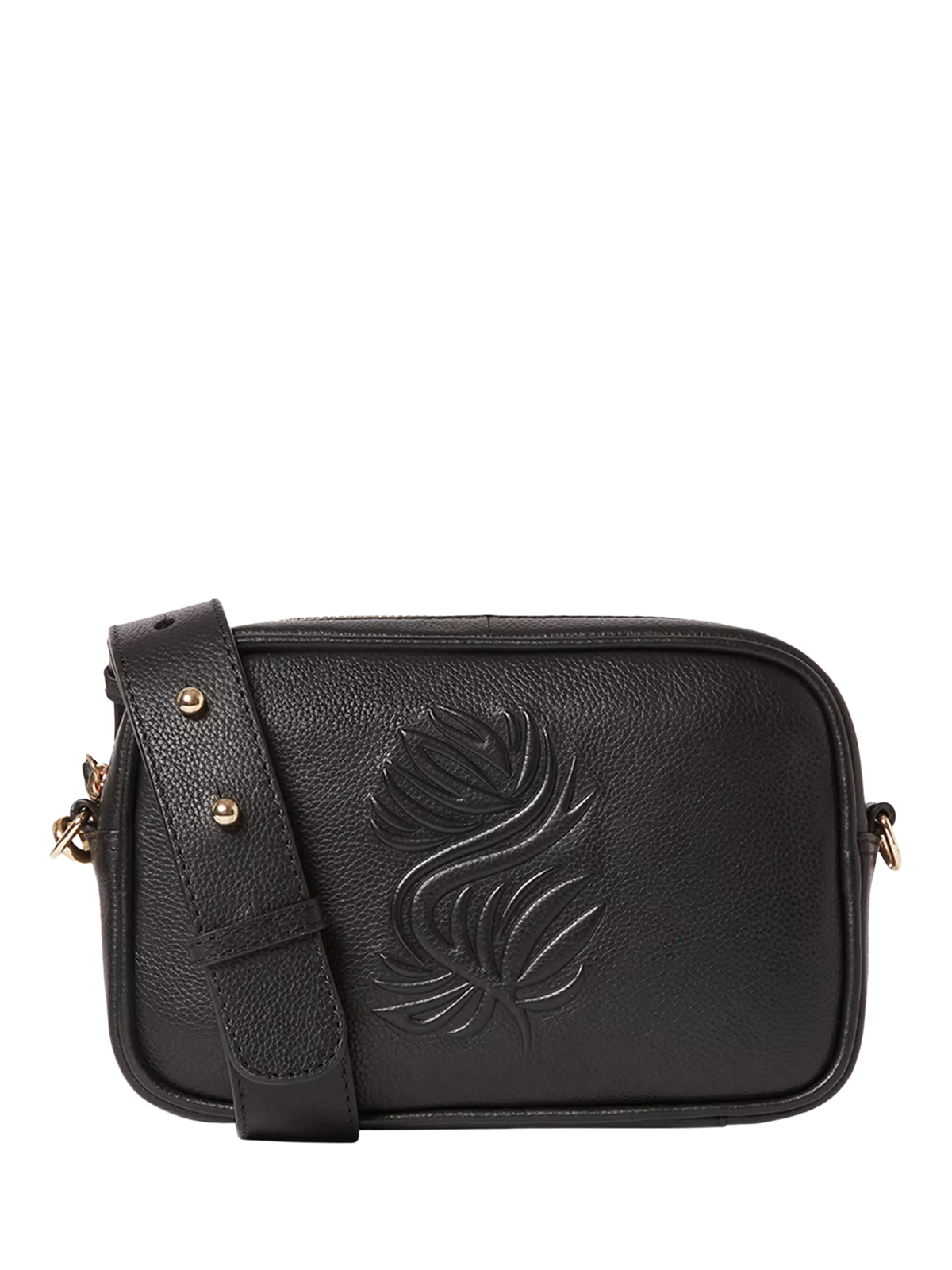 Osprey London Luxe Roma leather crossbody bag, imported from the UK