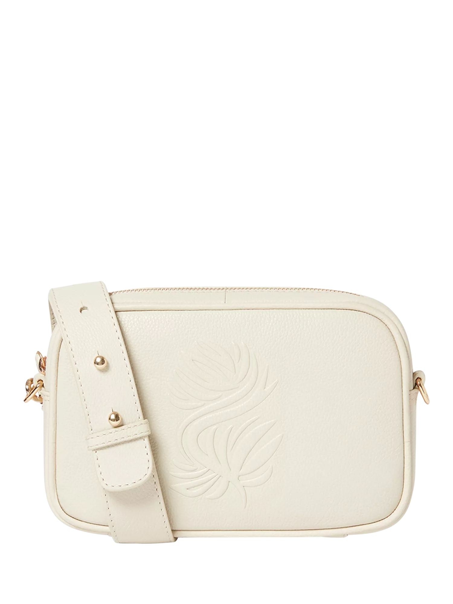 OSPREY LONDON Luxe Roma Leather Crossbody Bag 15x22x5cm