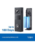 TP-Link Tapo TD20 2K video doorbell mini black, imported from the UK