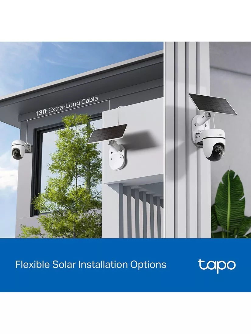 TP-Link Tapo C610 2K outdoor security camera with solar panel (British brand)