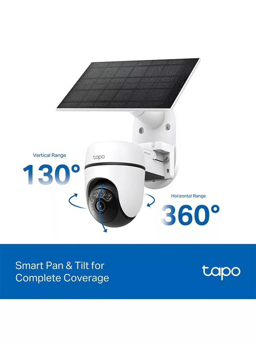 TP-Link Tapo C610 2K outdoor security camera with solar panel (British brand)