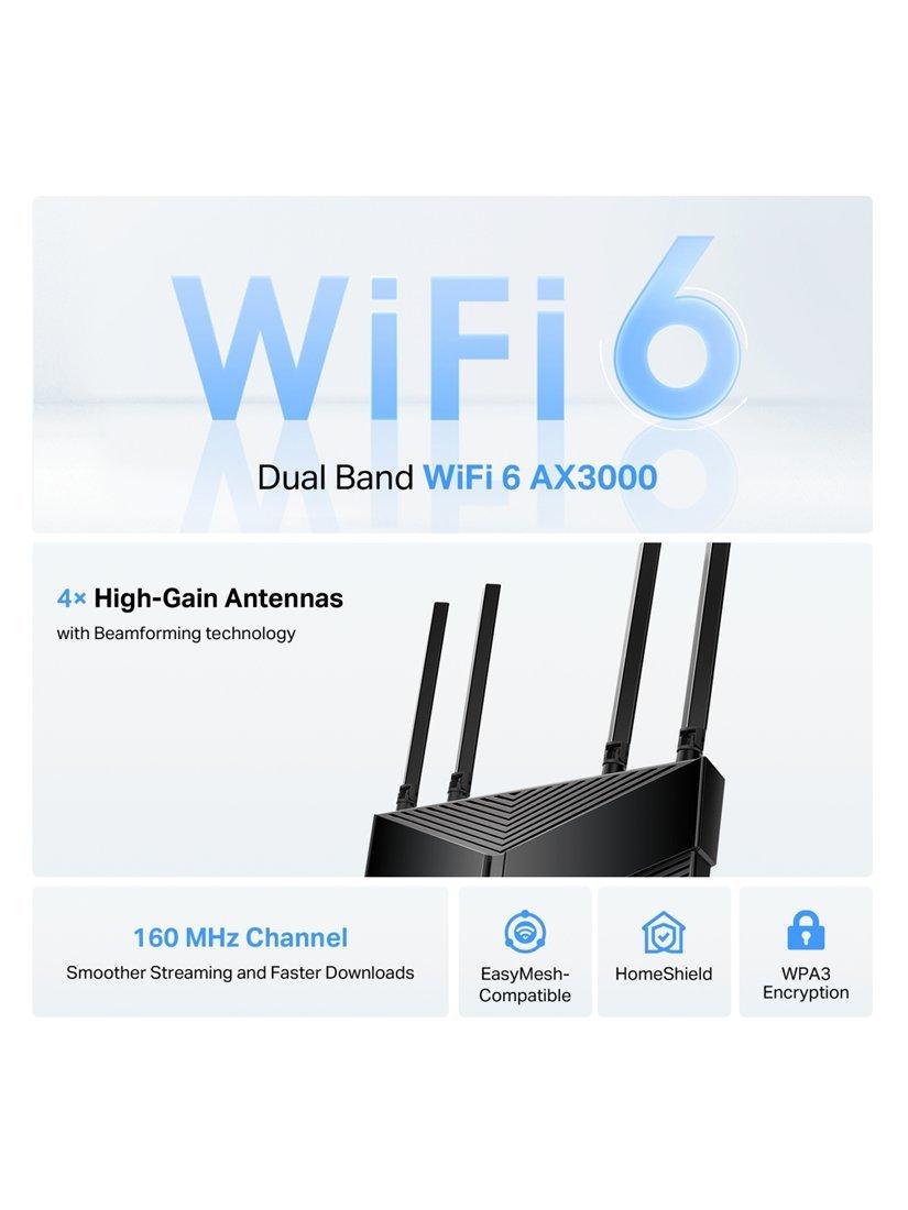 TP-Link Archer AX58 Wi-Fi 6 router, imported from the UK