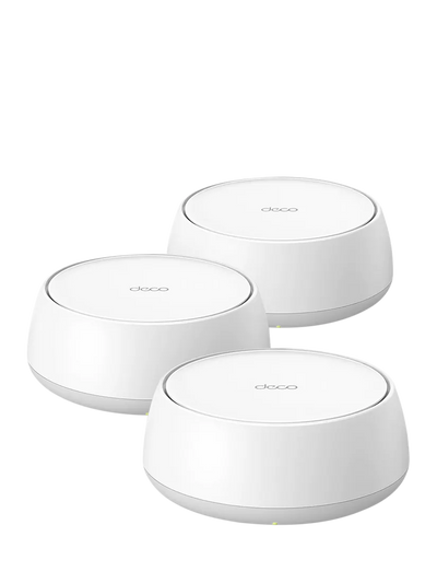 John Lewis TP-Link Deco BE22 BE3600 Whole Home Mesh Wi-Fi 7 System, Pack of 3, White- Buy online at McGrocer