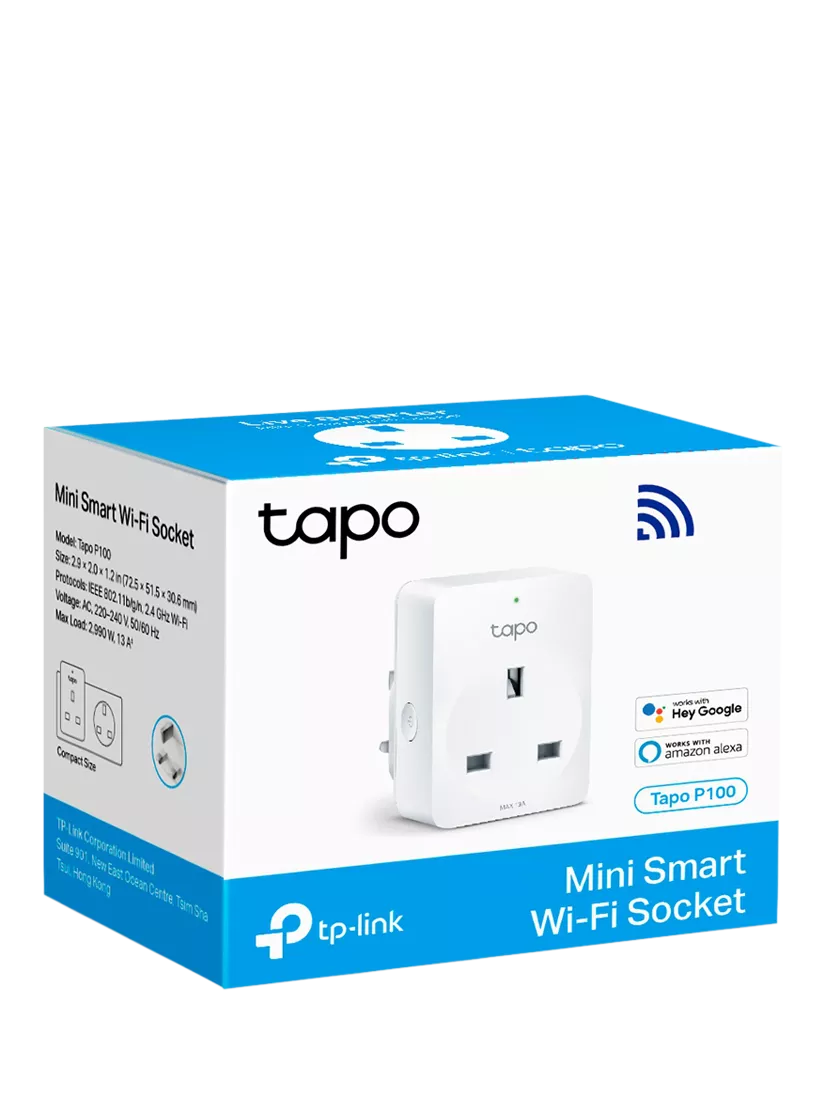 TP-Link Tapo P110 smart Wi-Fi plug white, imported from the UK