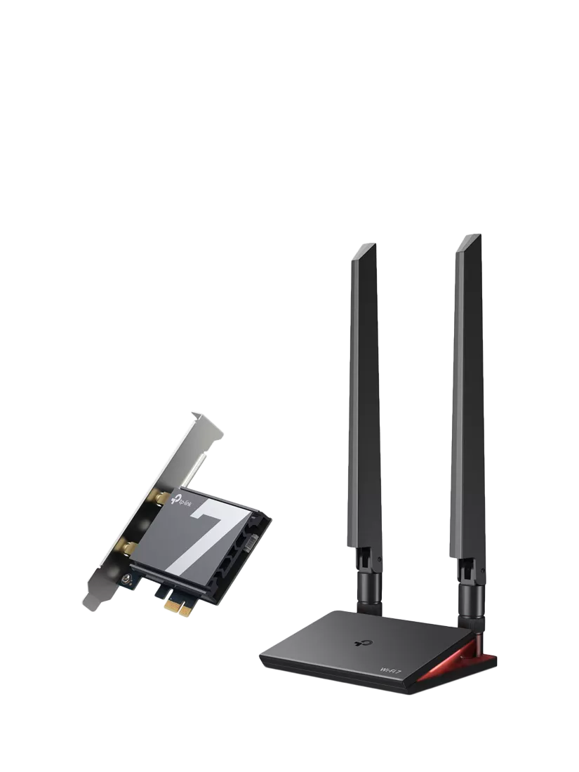 TP-Link Archer TBE550E Wi-Fi 7 PCIe adapter - British product