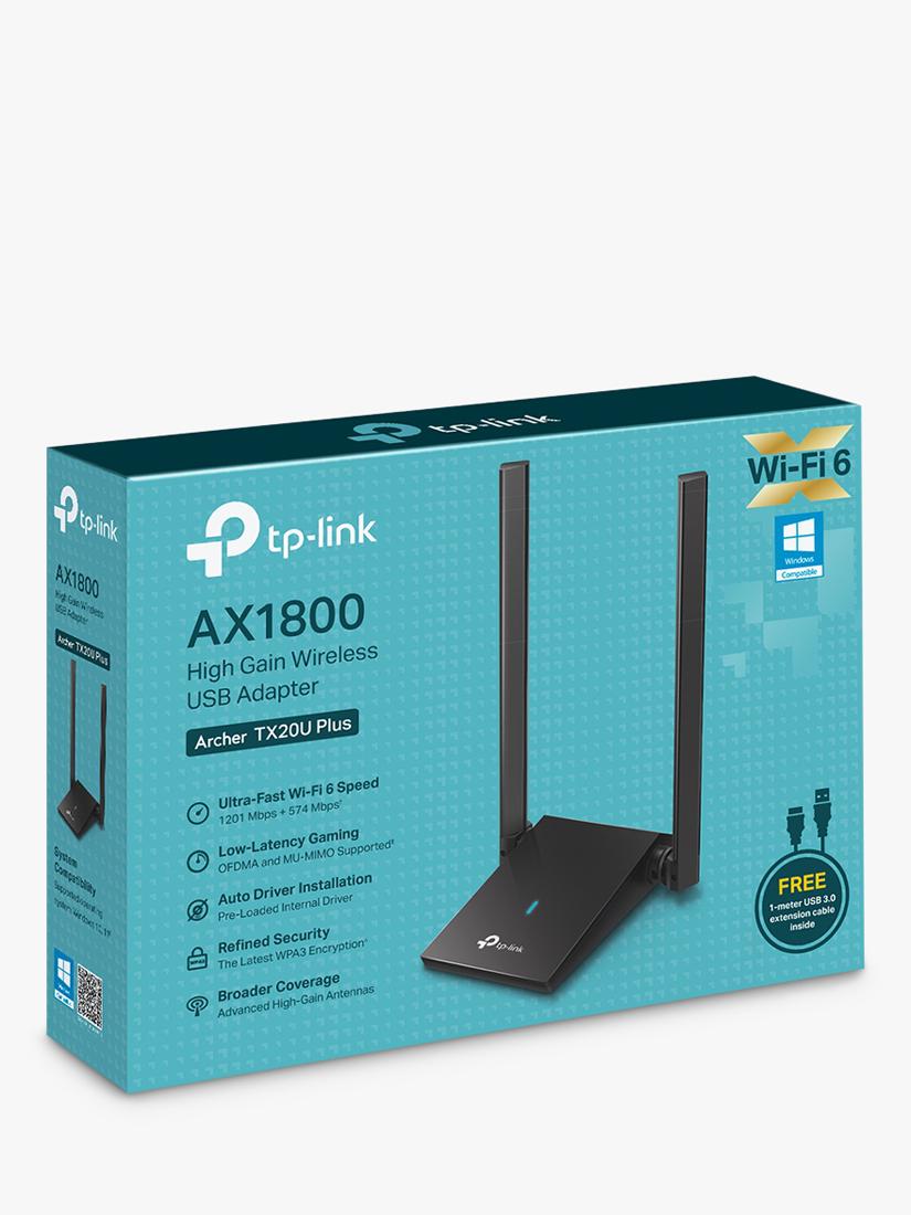 TP-Link Archer TX20U Plus AX1800 dual-band USB adapter, UK version