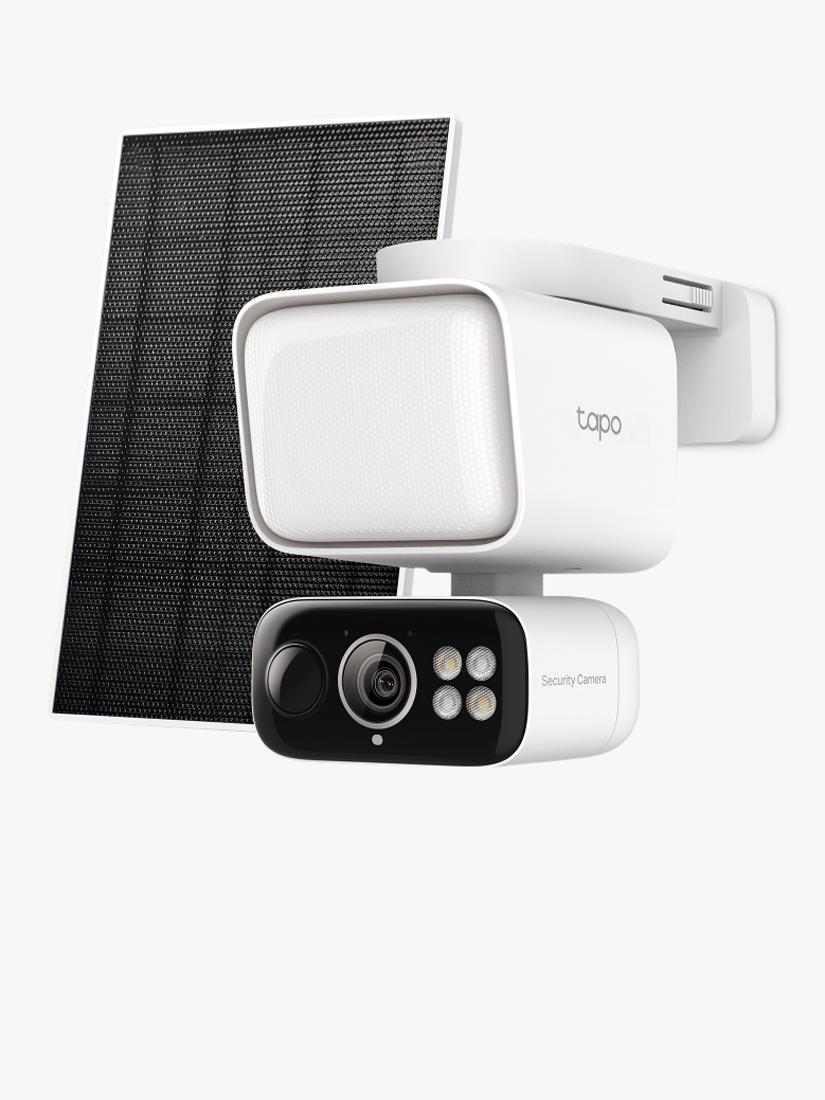TP-Link Tapo TC50 kit solar-powered security camera with floodlight, imported from the UK