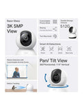 TP-Link Tapo TC74 2K pan and tilt security camera, UK version