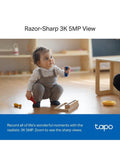 TP-Link Tapo TC74 2K pan and tilt security camera, UK version