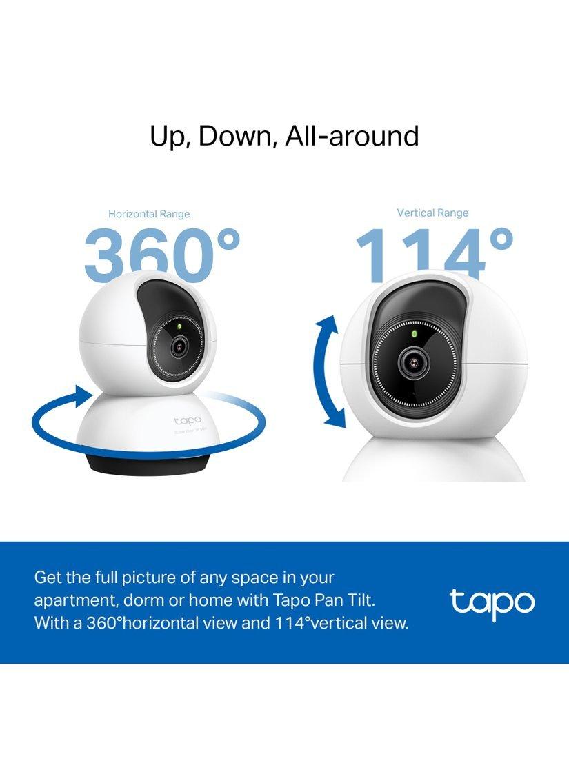 TP-Link Tapo TC74 2K pan and tilt security camera, UK version