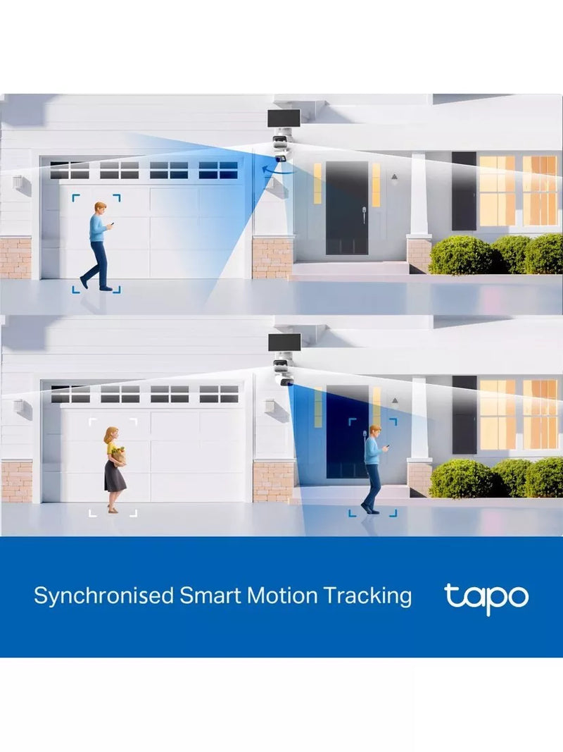 TP-Link Tapo TC93D Kit 2K dual lens solar security camera - British product