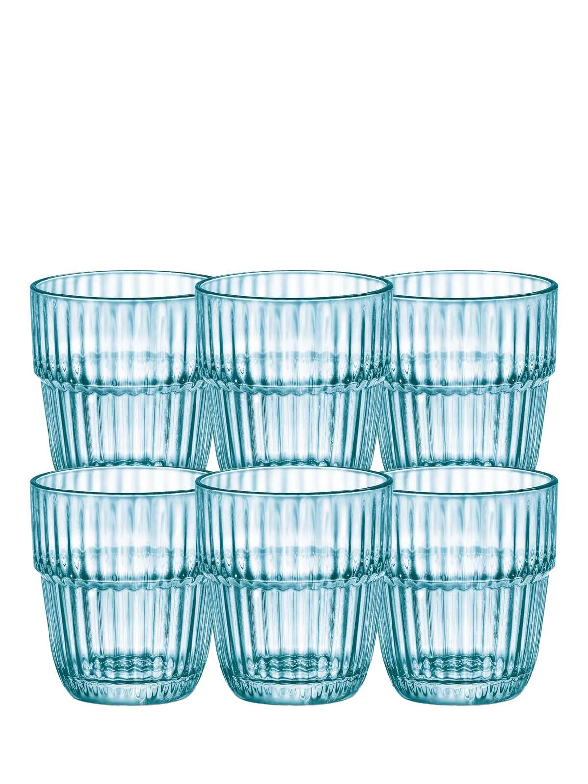 Bormioli Rocco Barshine glass tumblers set of 6 305ml (British brand)
