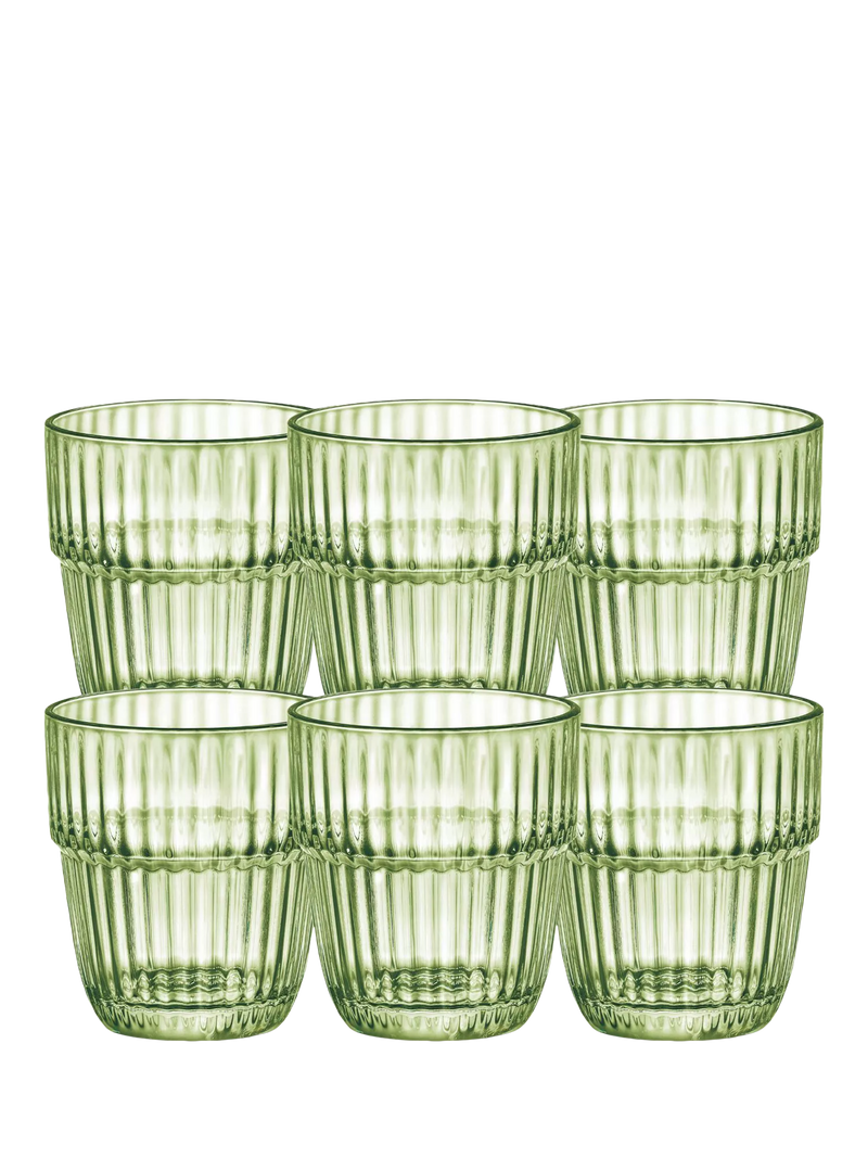 Bormioli Rocco Barshine glass tumblers Rocks Mint 305ml, imported from the UK