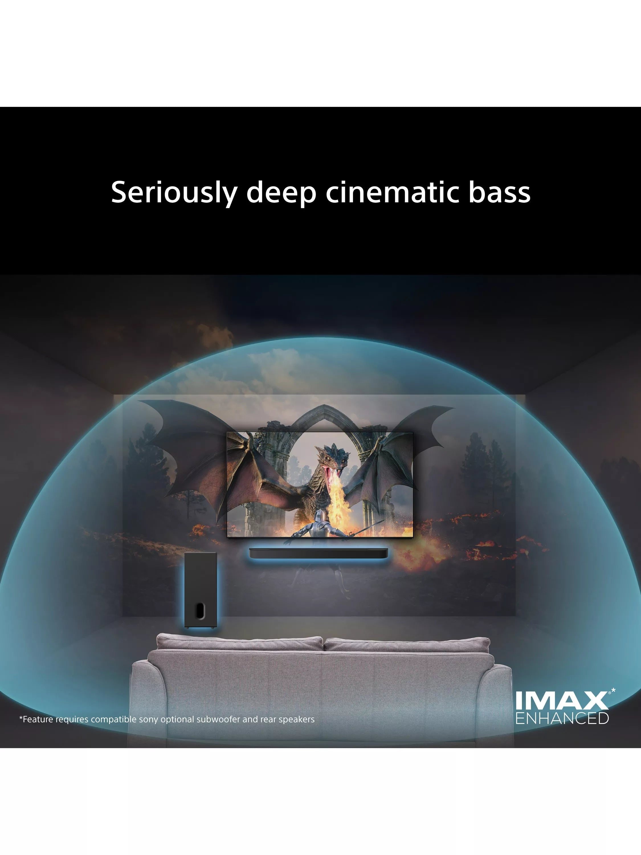 Sony subwoofer SA-SW8 black (British brand)
