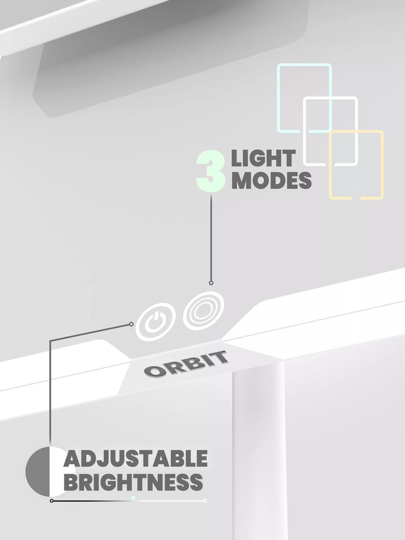 LUNA London Orbit standing vanity mirror, imported from the UK