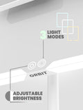 LUNA London Orbit standing vanity mirror, imported from the UK