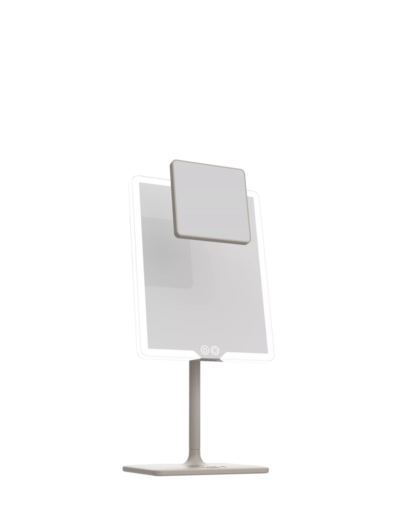 LUNA London Orbit Standing Vanity Mirror, Soft Stone