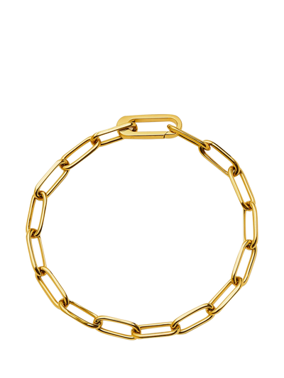 John Lewis Missoma Classic Paperclip Chain Bracelet Gold S/M- Buy online at McGrocer