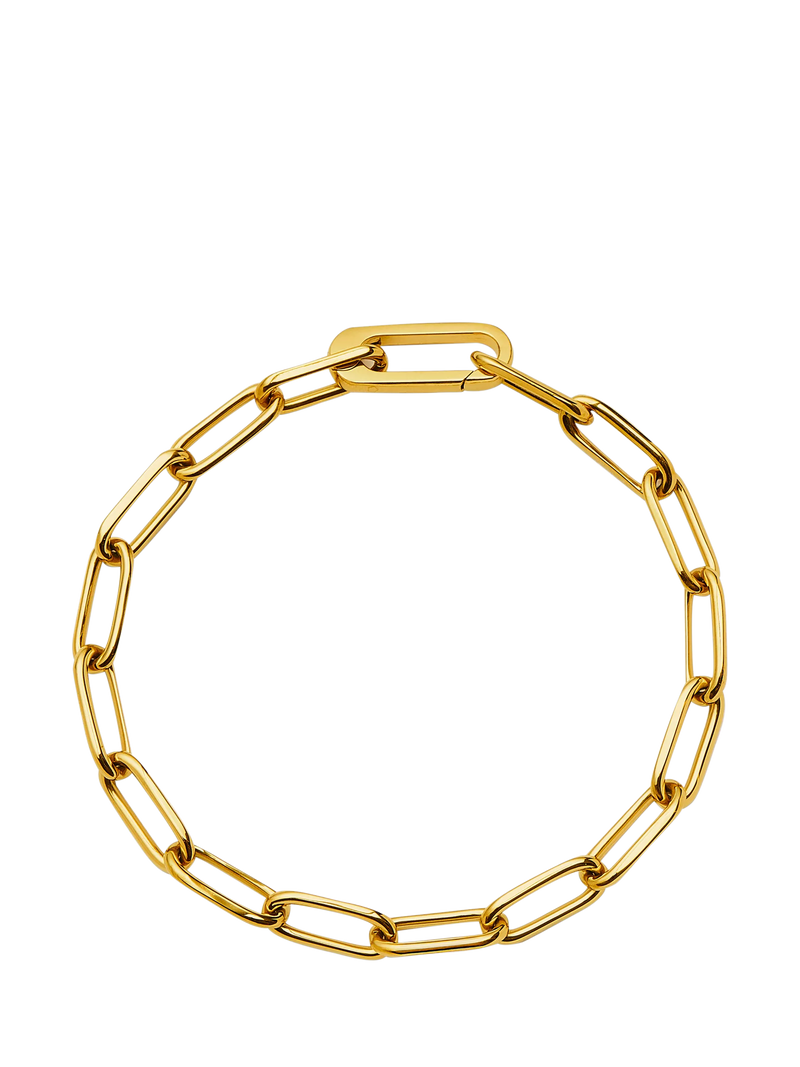 Missoma gold paperclip chain bracelet S/M - British product