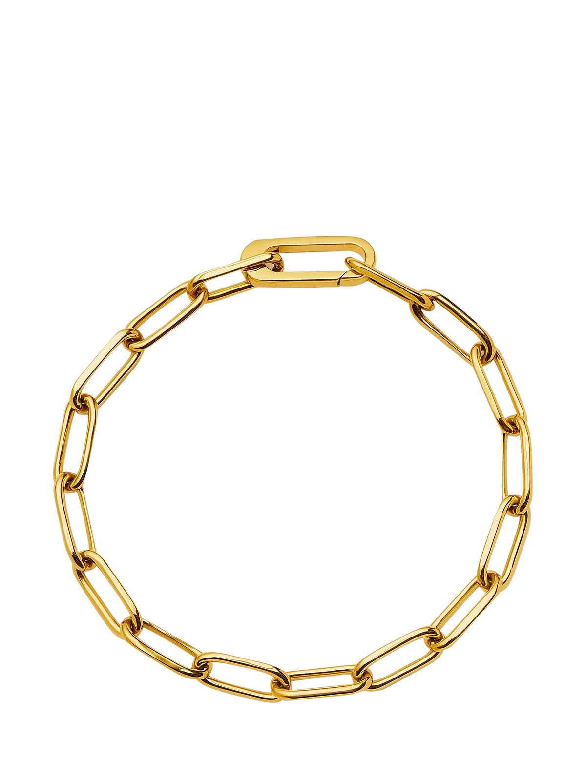 Missoma gold paperclip chain bracelet S/M - British product
