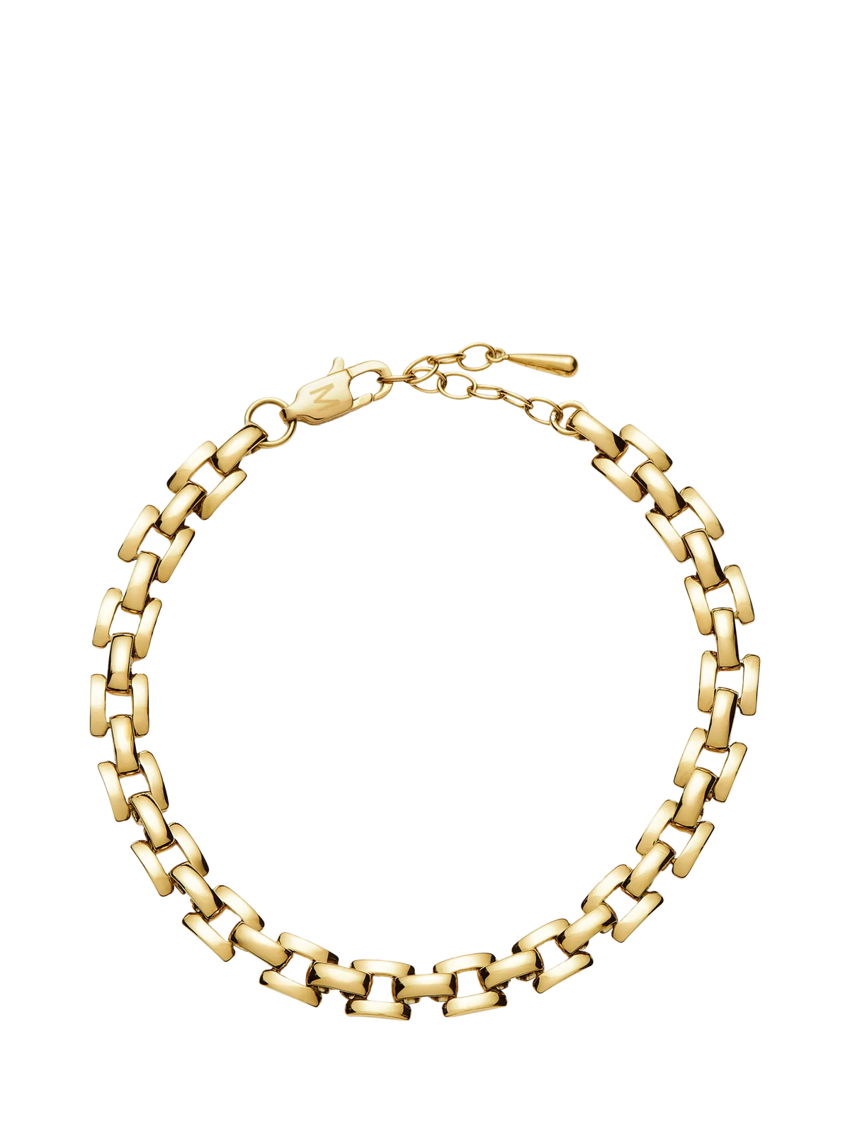 Missoma gold plated chain bracelet small (British brand)