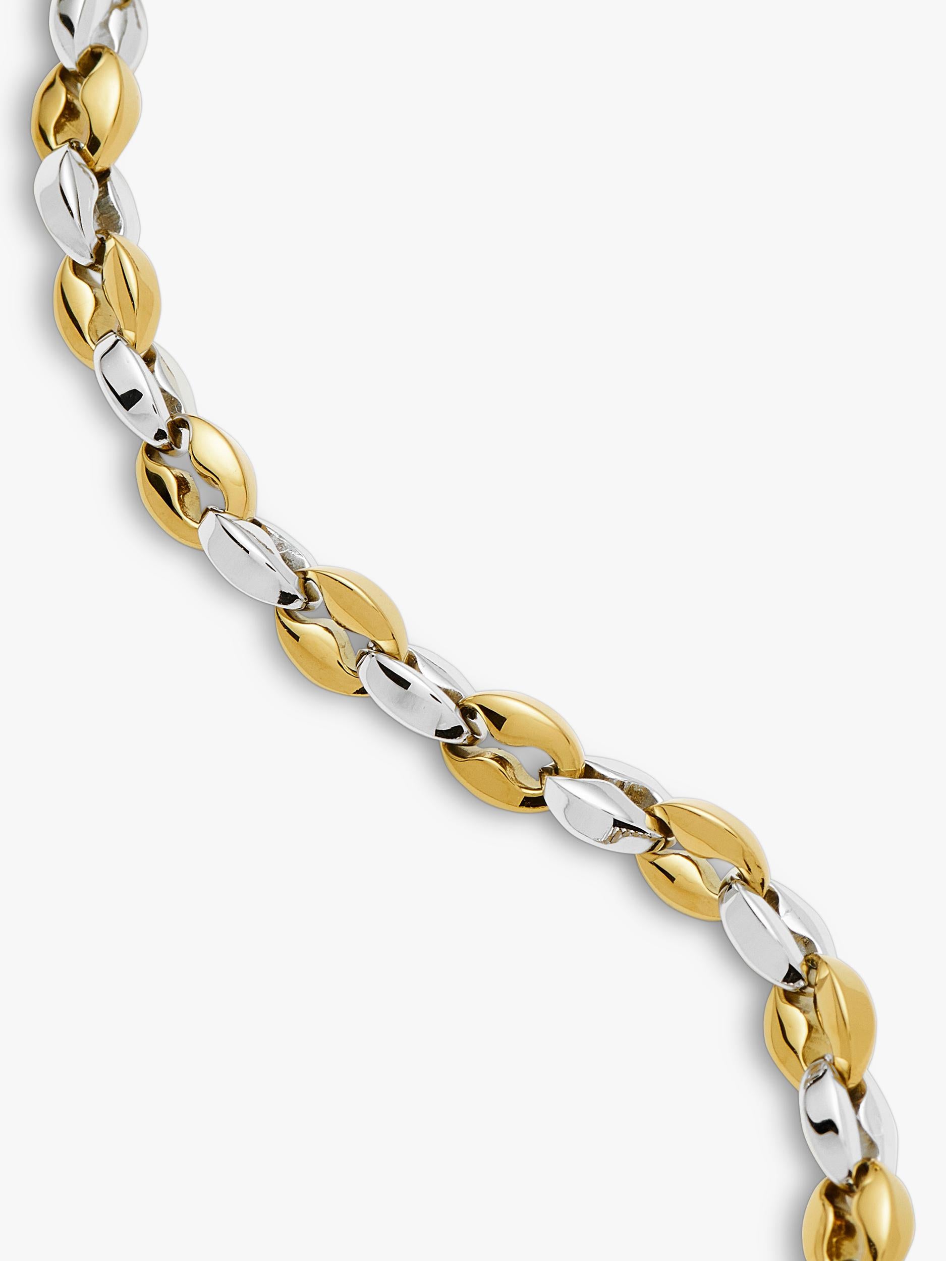 Missoma Mariner gold silver chain bracelet (British brand)