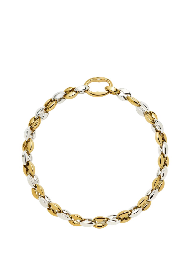 Missoma Mariner Chain Bracelet gold silver mixed metals, imported from the UK
