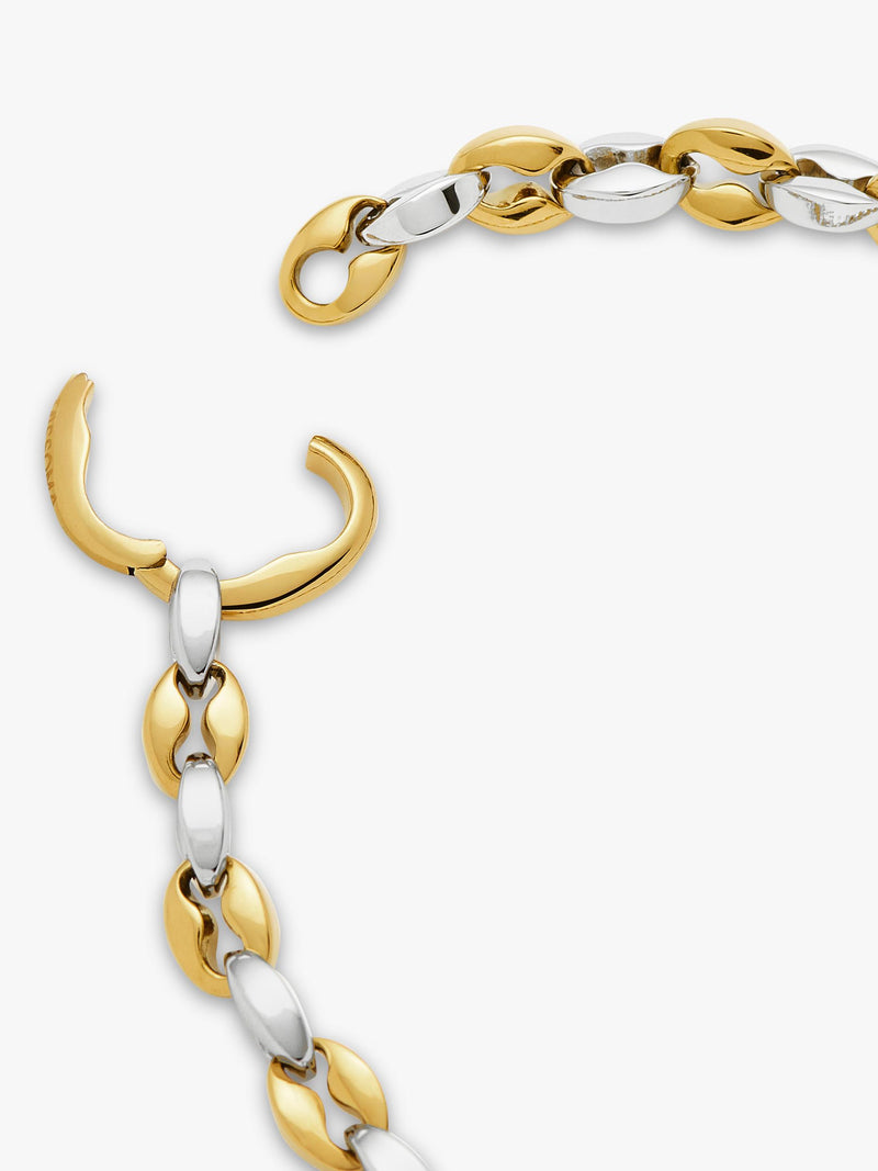Missoma Mariner Chain Bracelet gold silver mixed metals, imported from the UK