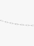 Missoma mini paperclip chain bracelet silver, UK version