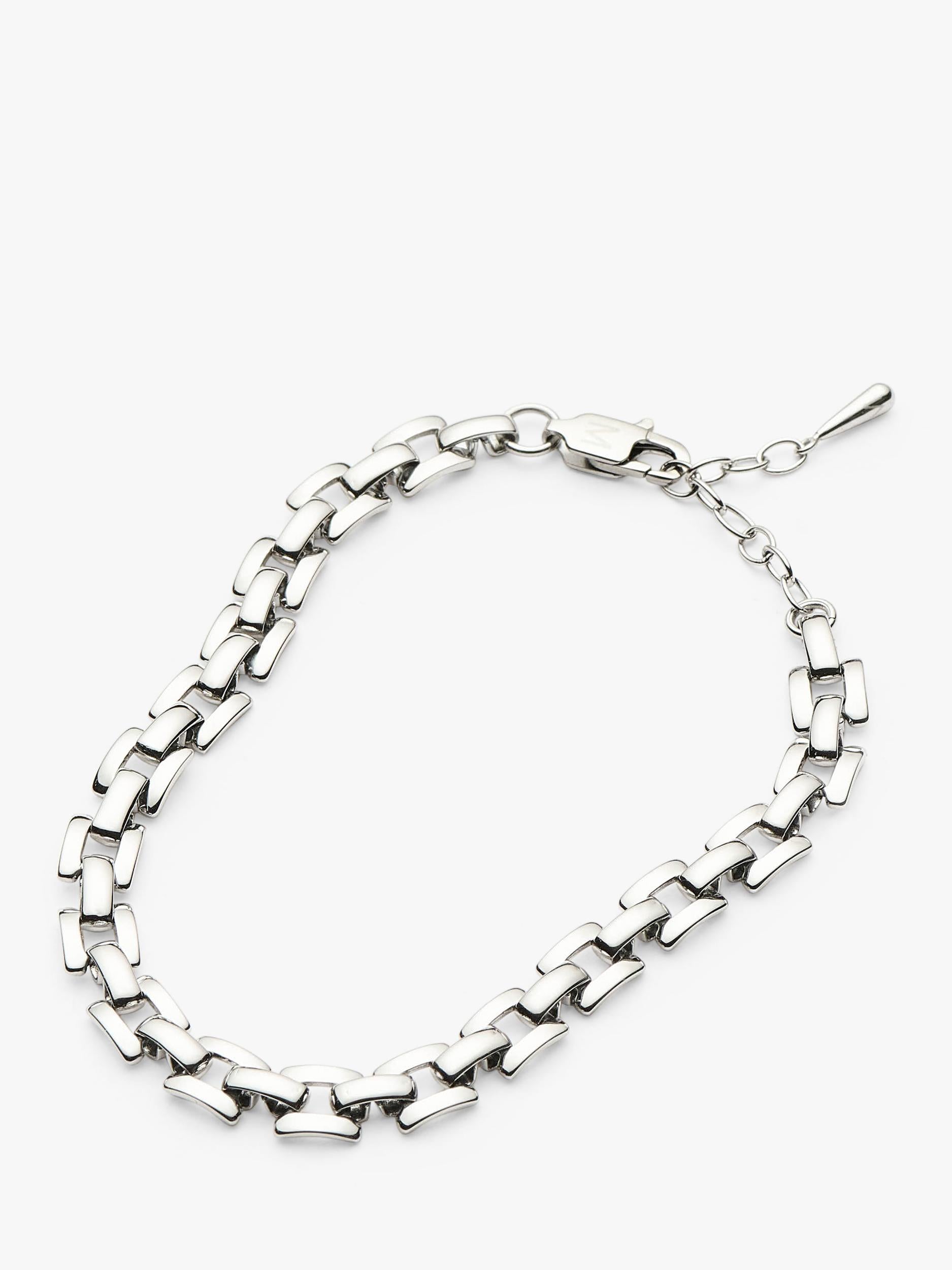 Missoma silver chain bracelet 21.5cm (British brand)