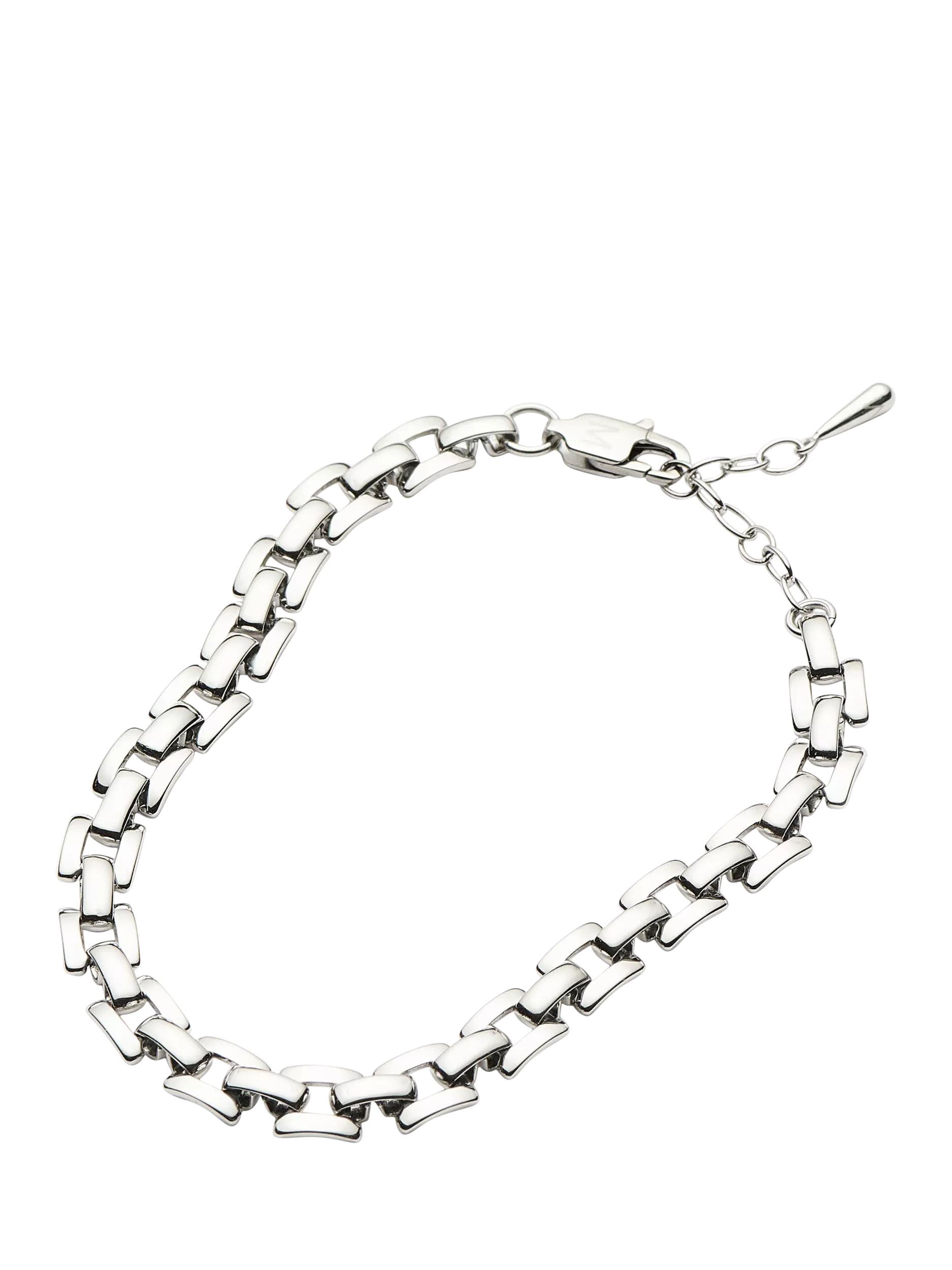 Missoma silver chain bracelet 21.5cm (British brand)