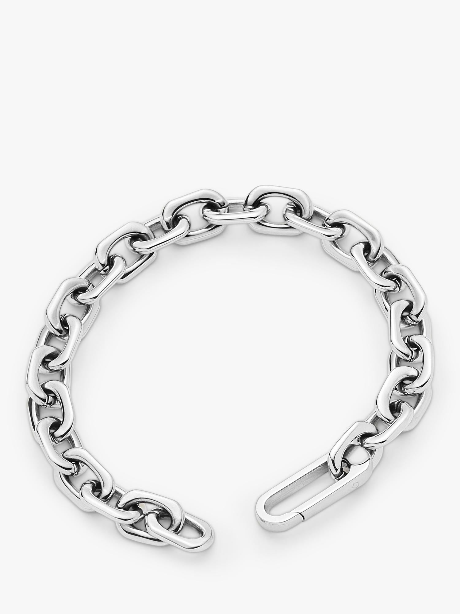 Missoma paperclip chain bracelet silver, imported from the UK