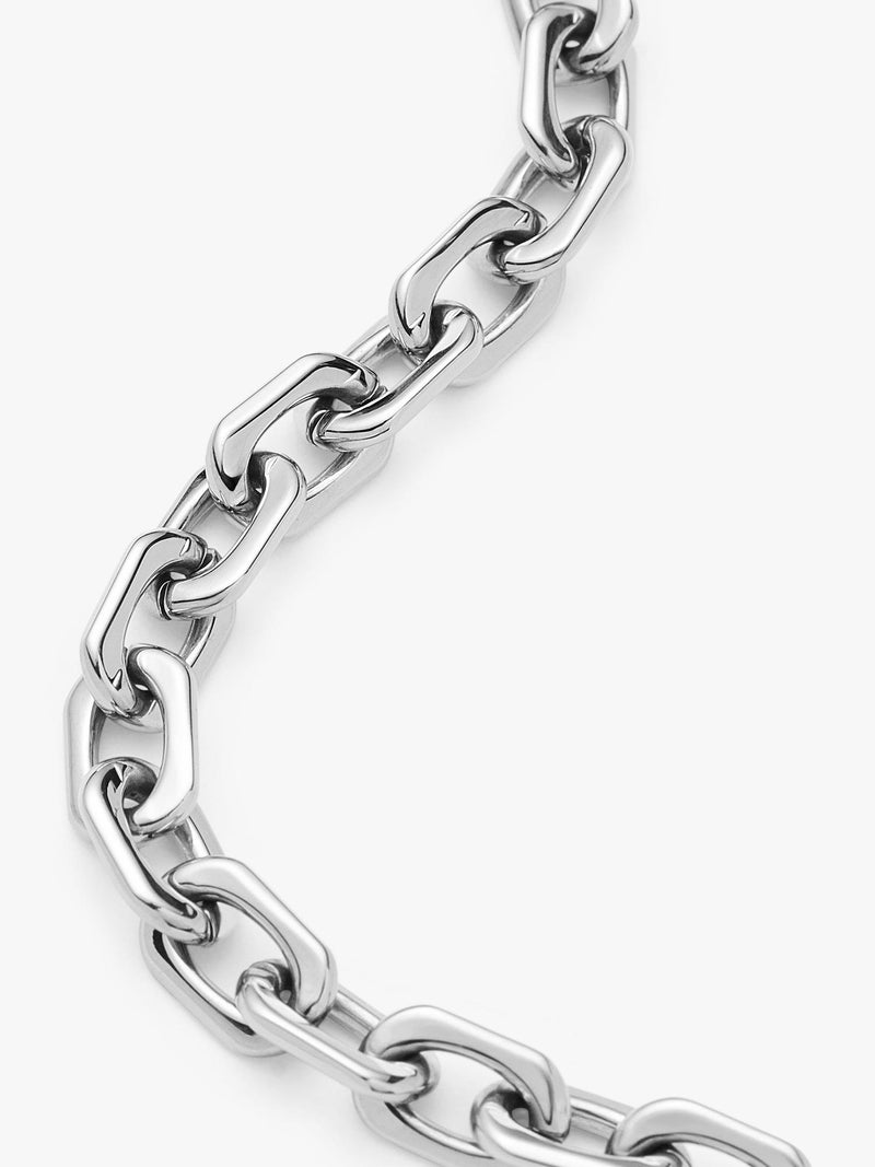 Missoma paperclip chain bracelet silver, imported from the UK