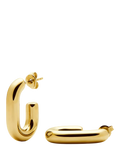 Missoma Chubby Oval Hoop Earrings Gold