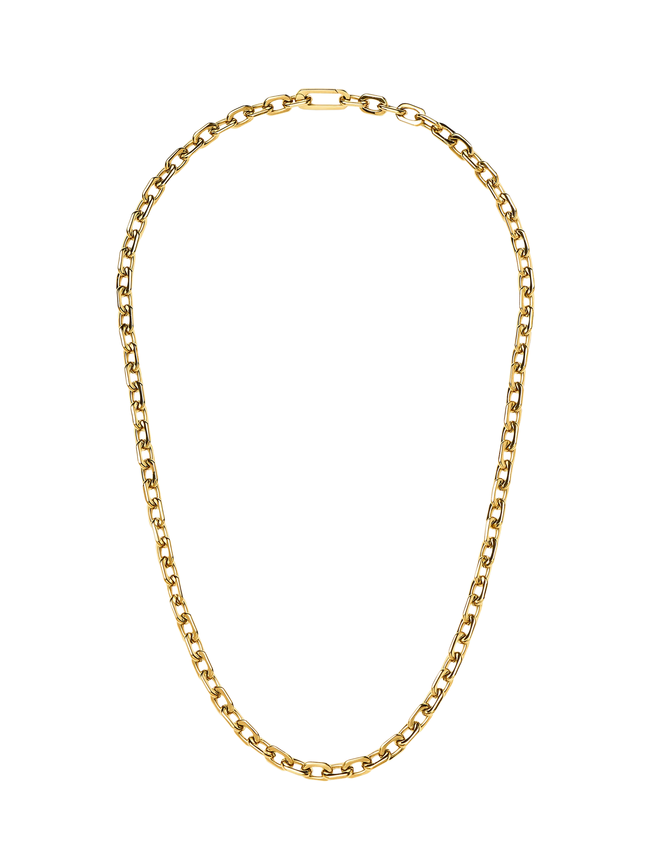 Missoma Square Paperclip Chain necklace 56cm, imported from the UK