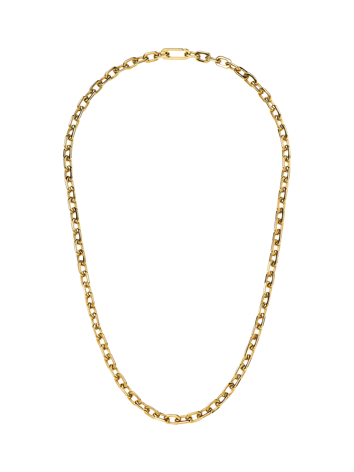 Missoma Square Paperclip Chain necklace 56cm, imported from the UK