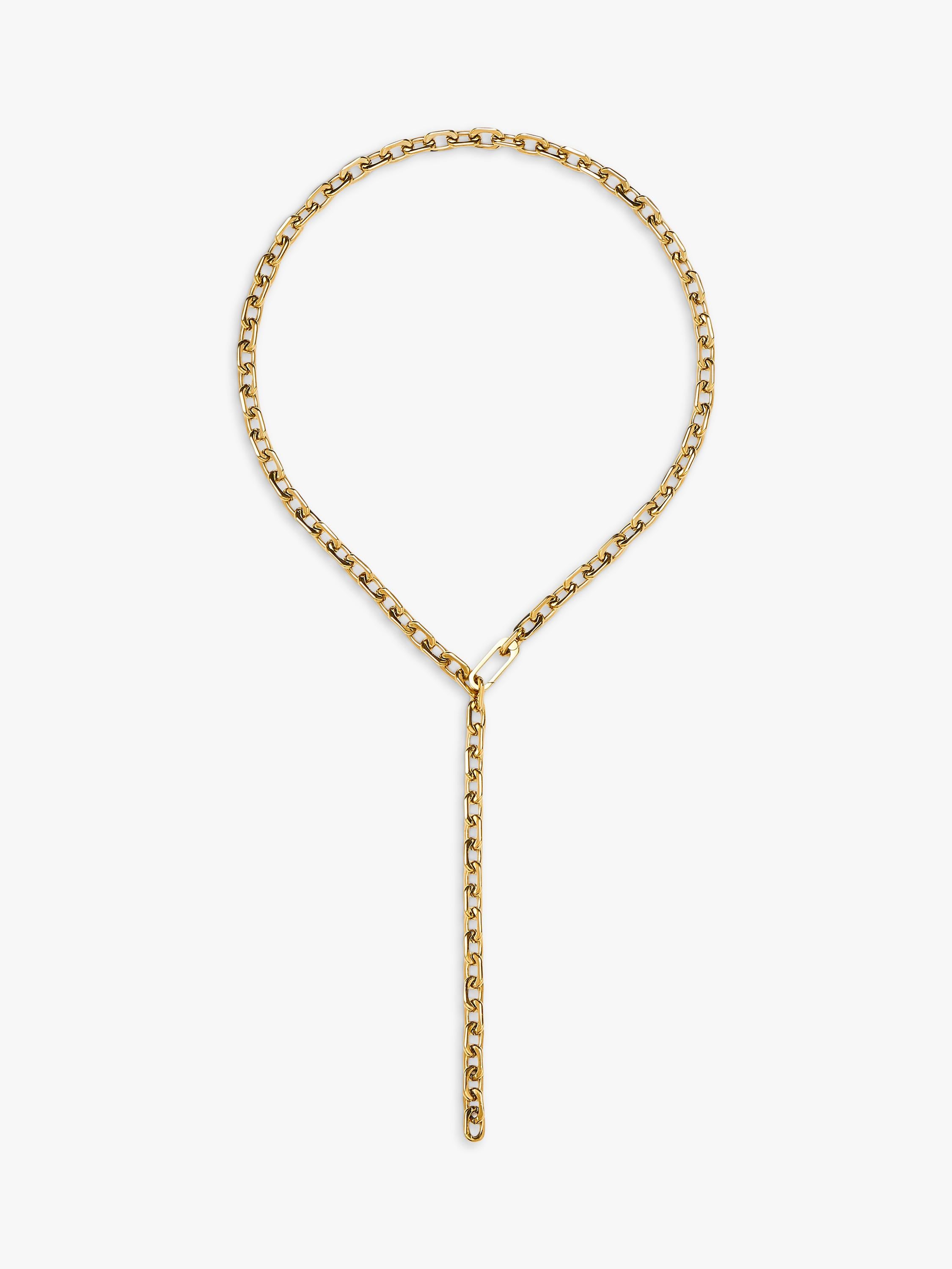 Missoma Square Paperclip Chain necklace 56cm, imported from the UK