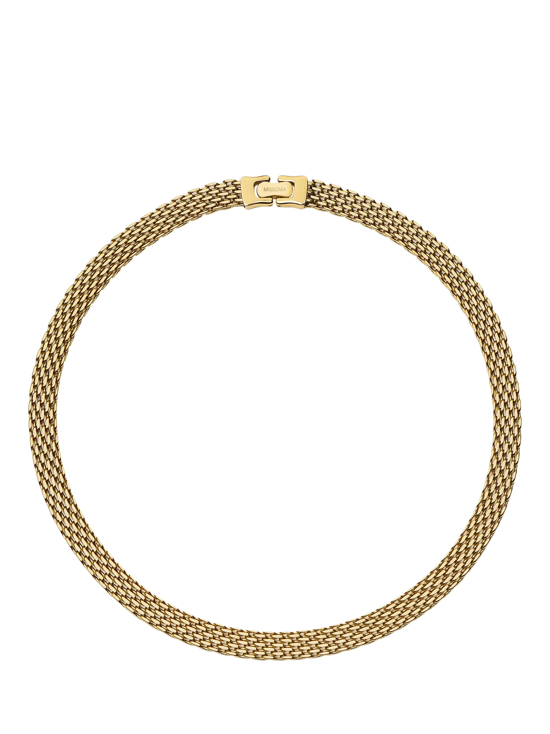 Missoma Heirloom Chain Choker gold necklace 42cm, imported from the UK