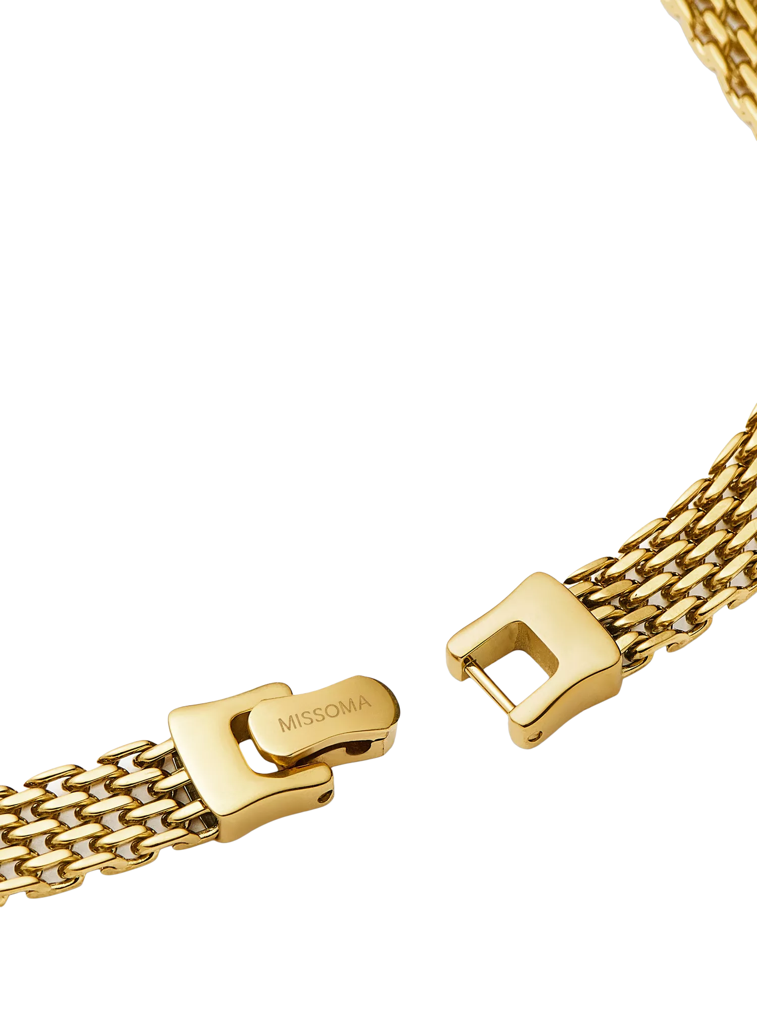 Missoma Heirloom Chain Choker gold necklace 42cm, imported from the UK