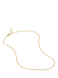 Missoma mini paperclip chain necklace gold 45cm, UK version