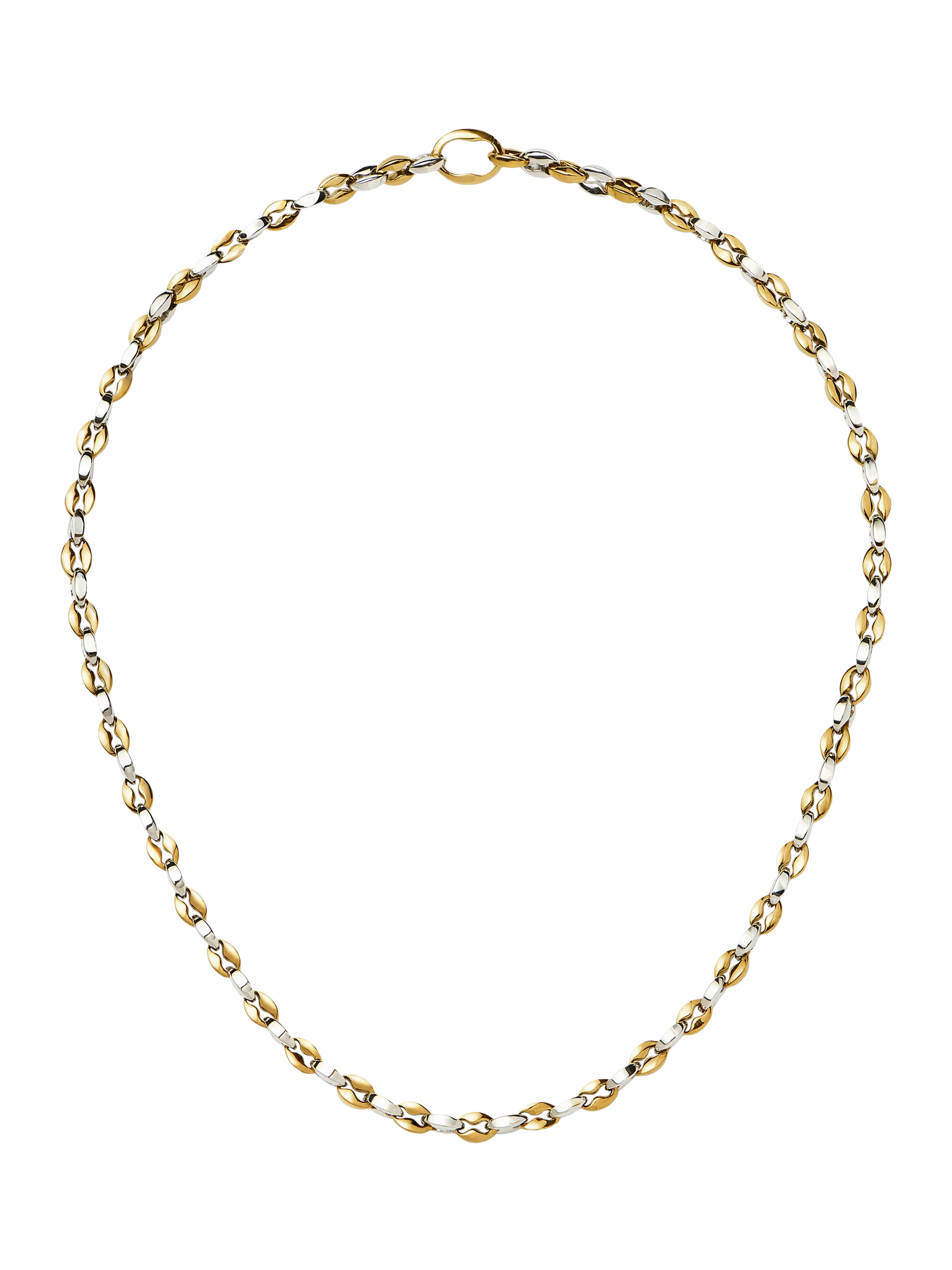 Missoma mariner short chain necklace gold silver, UK version