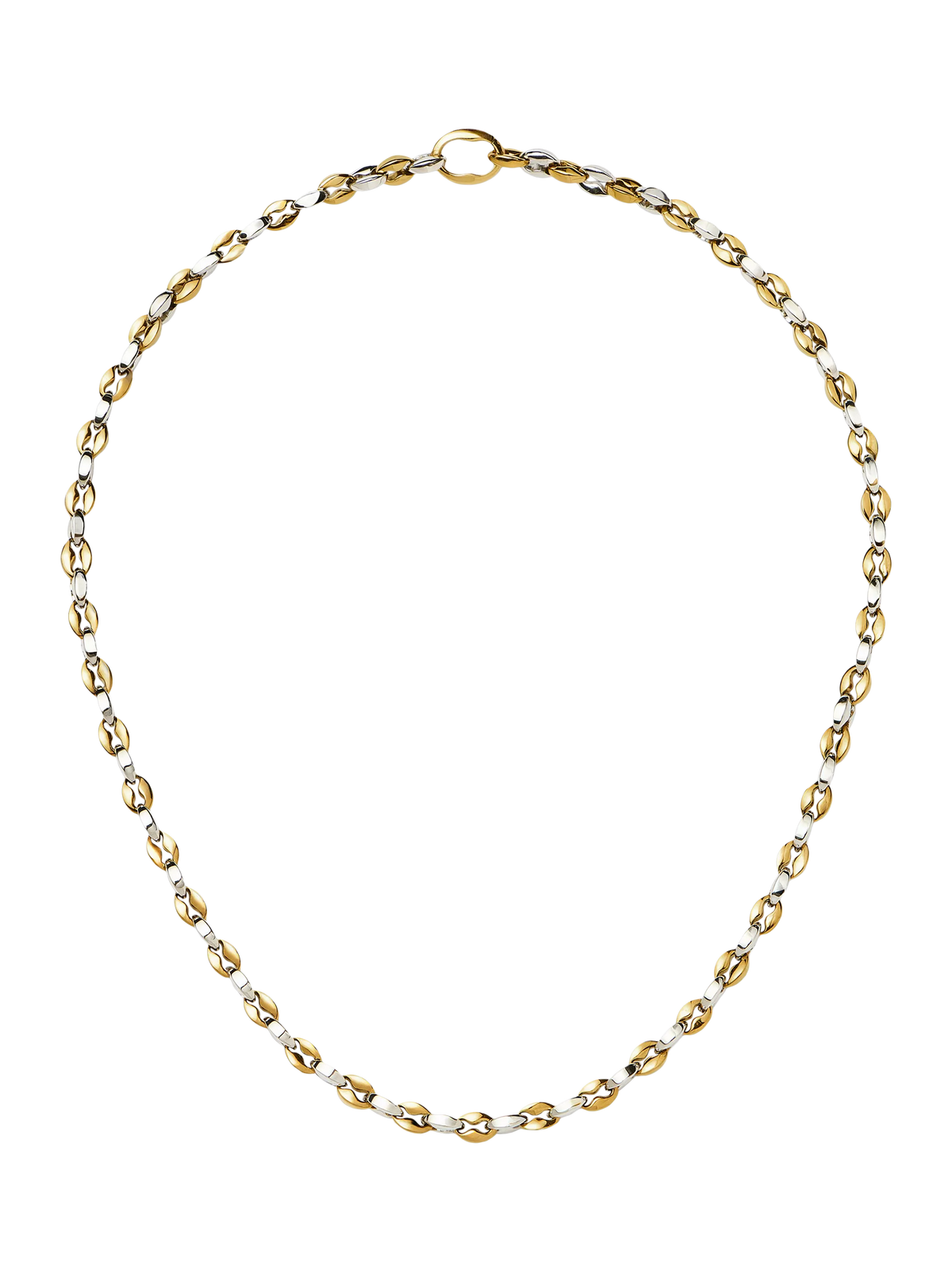 Missoma mariner short chain necklace gold silver, UK version
