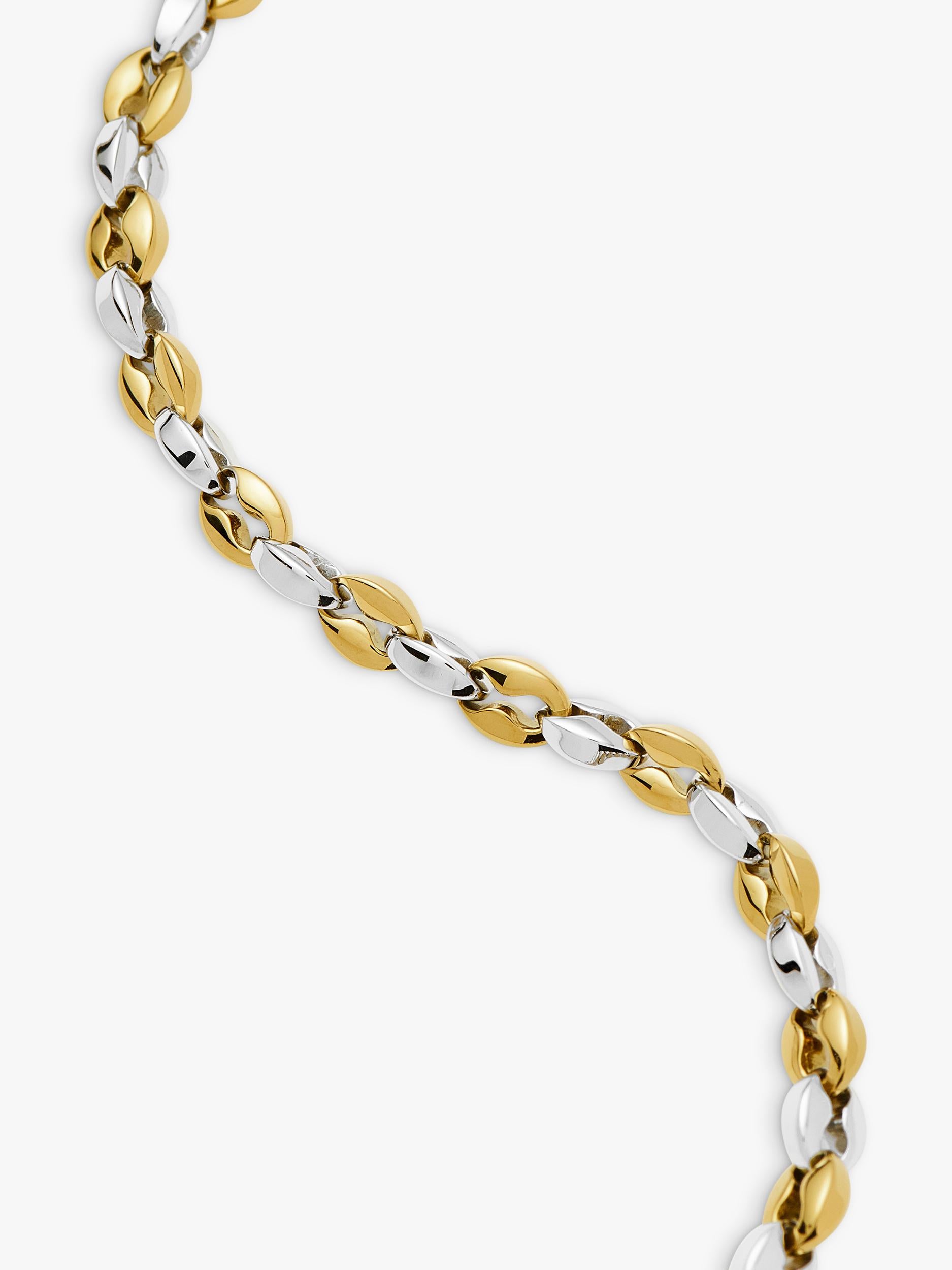 Missoma mariner short chain necklace gold silver, UK version