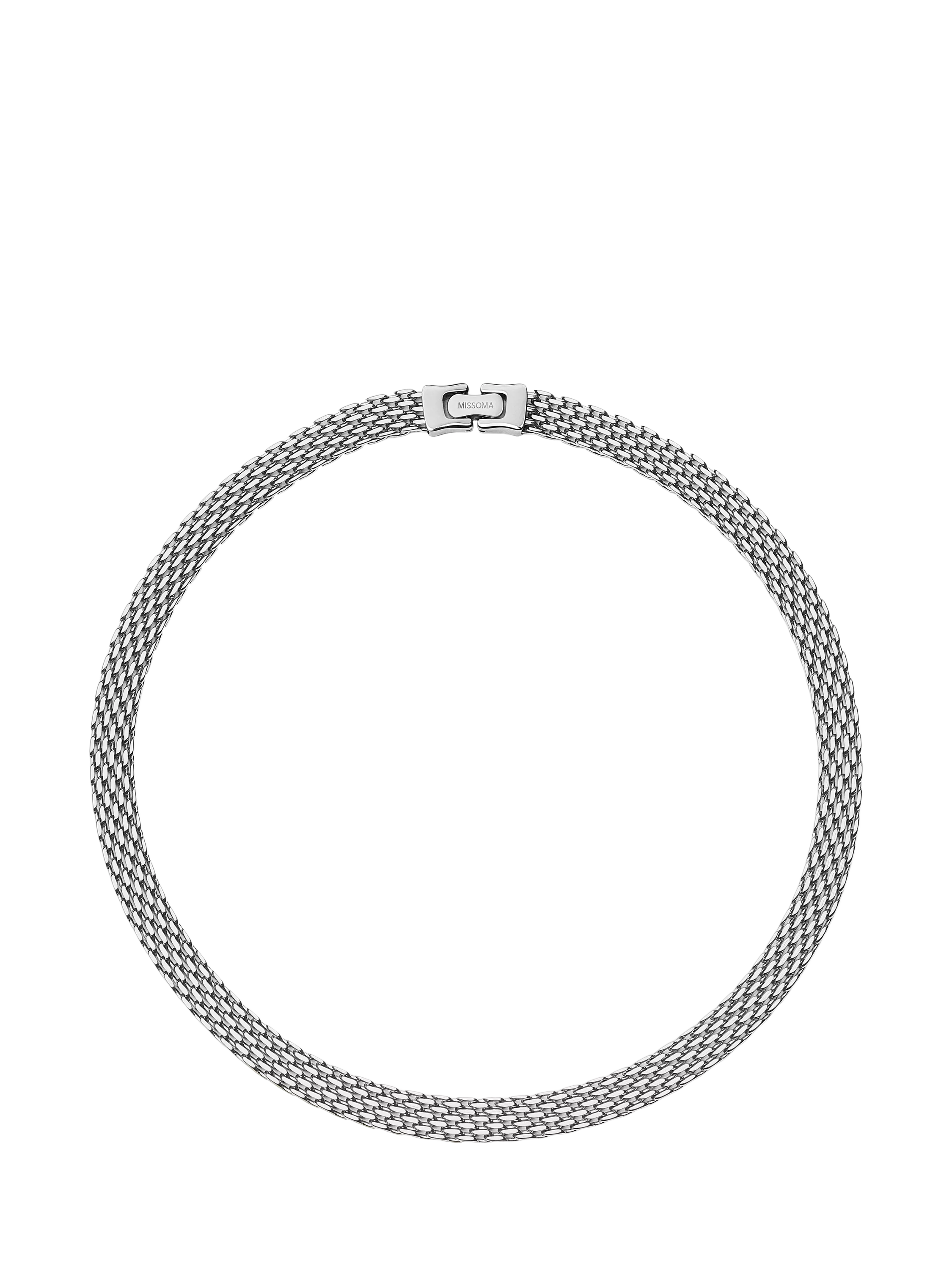 Missoma Heirloom Chain Choker silver necklace - British product