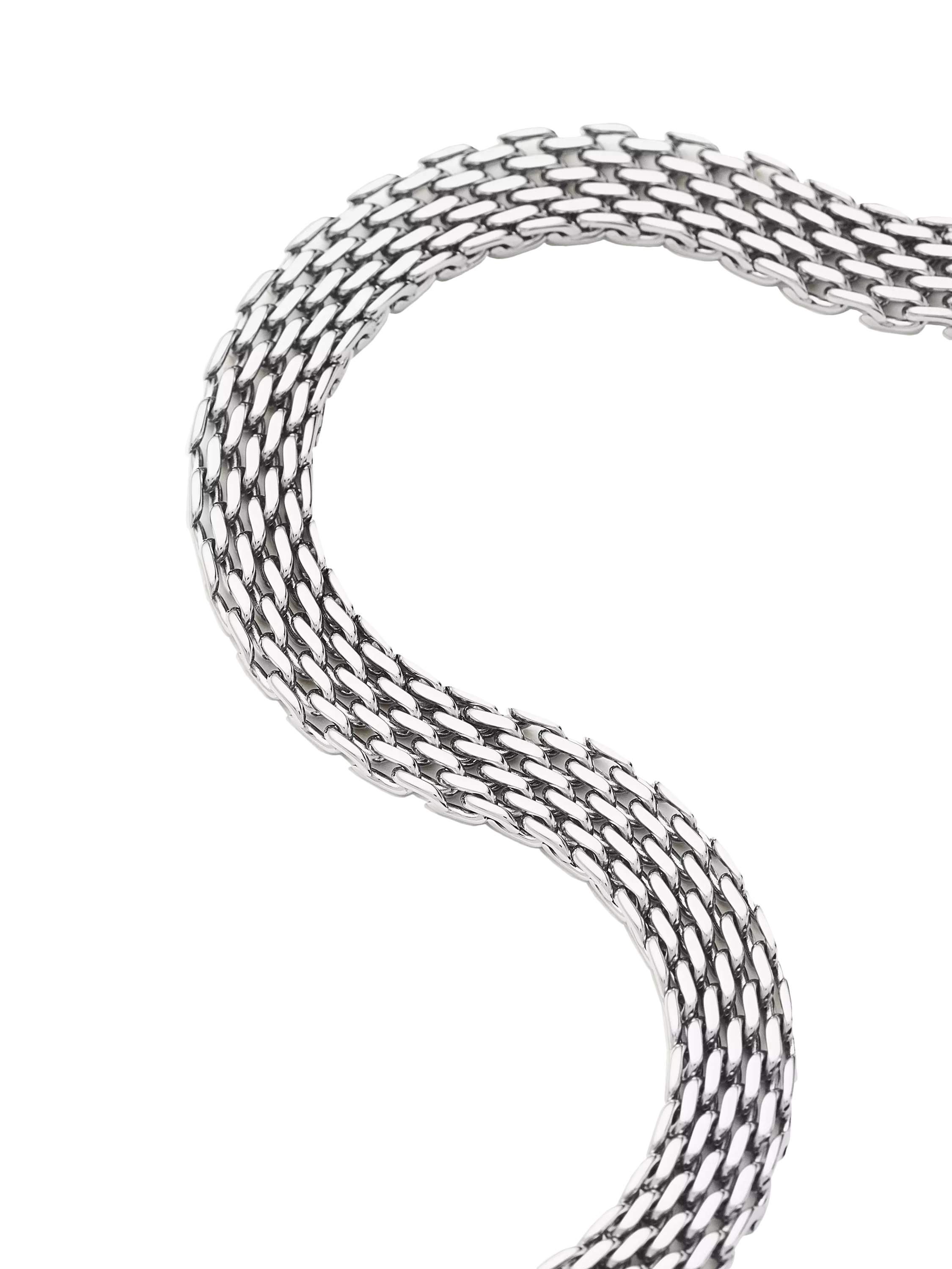 Missoma Heirloom Chain Choker silver necklace - British product