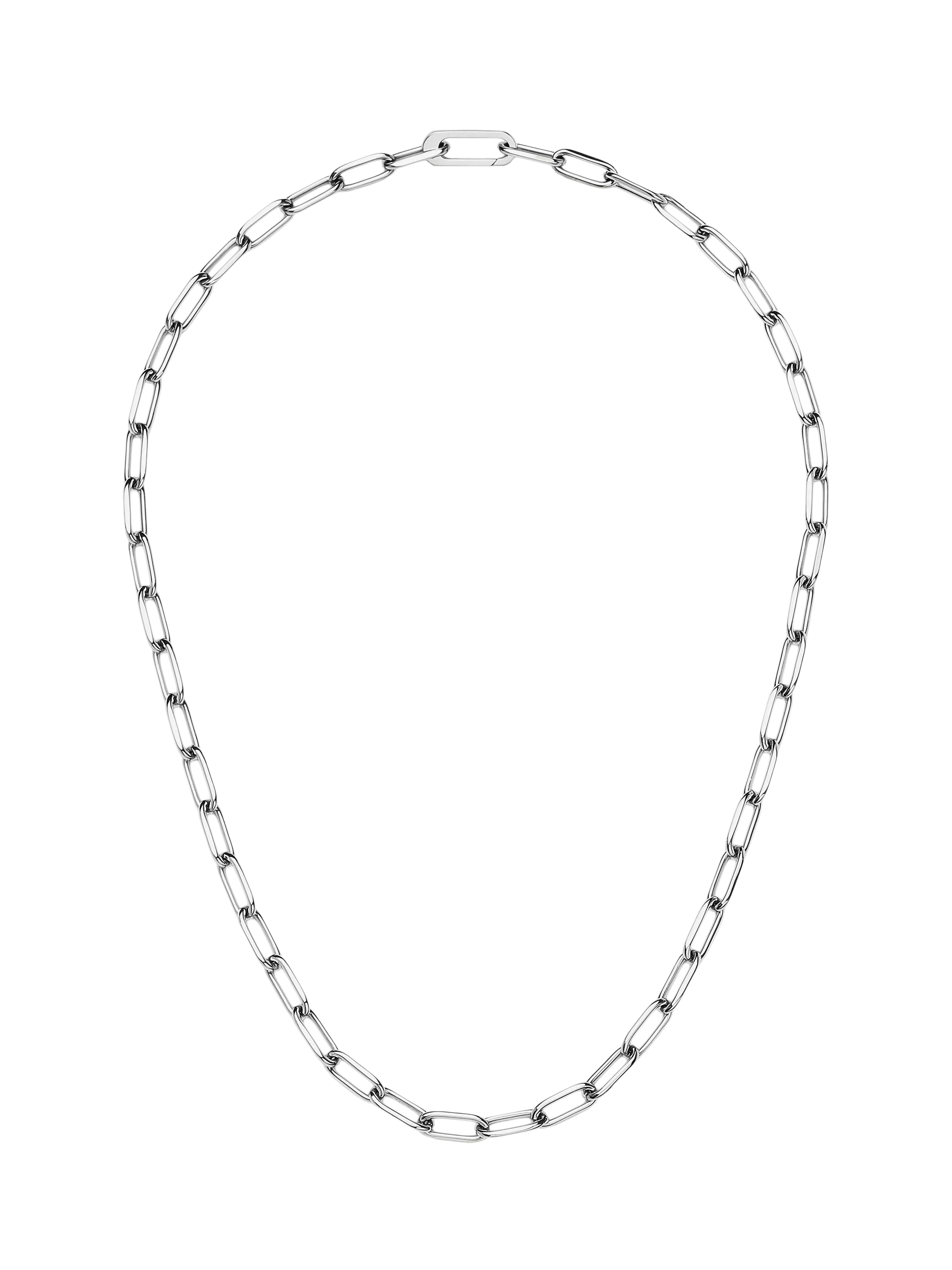 Missoma classic paperclip chain necklace 50cm, UK version